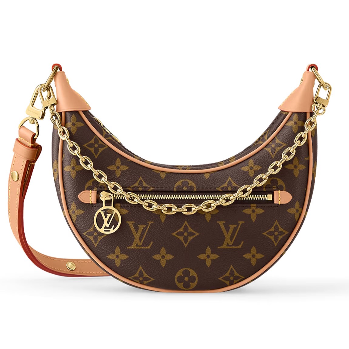 Túi LV Nữ Louis Vuitton Loop Monogram Canvas M81098 Màu Nâu