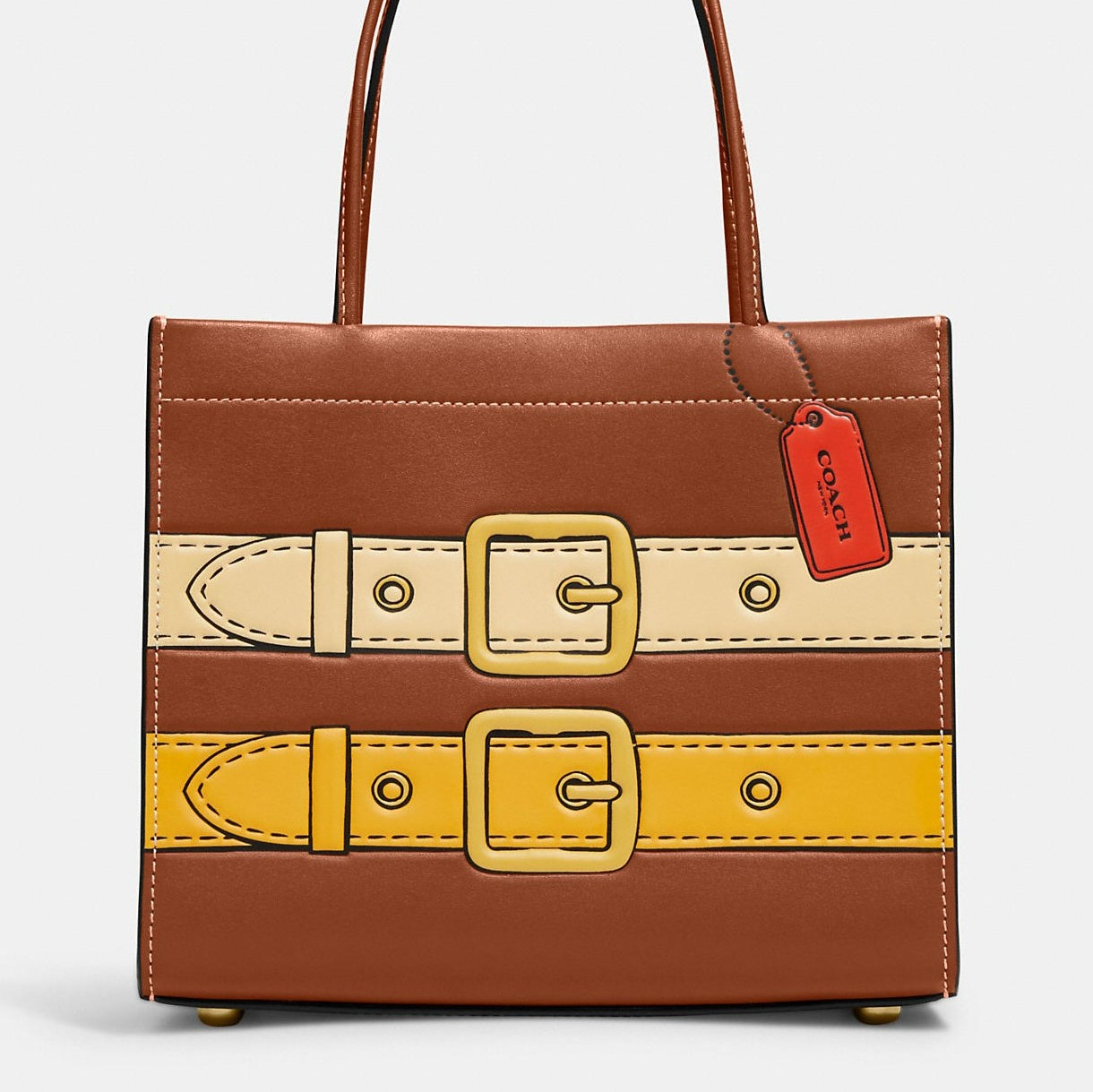 Túi xách Coach Cashin Carry 22 With Trompe L'oeil Print