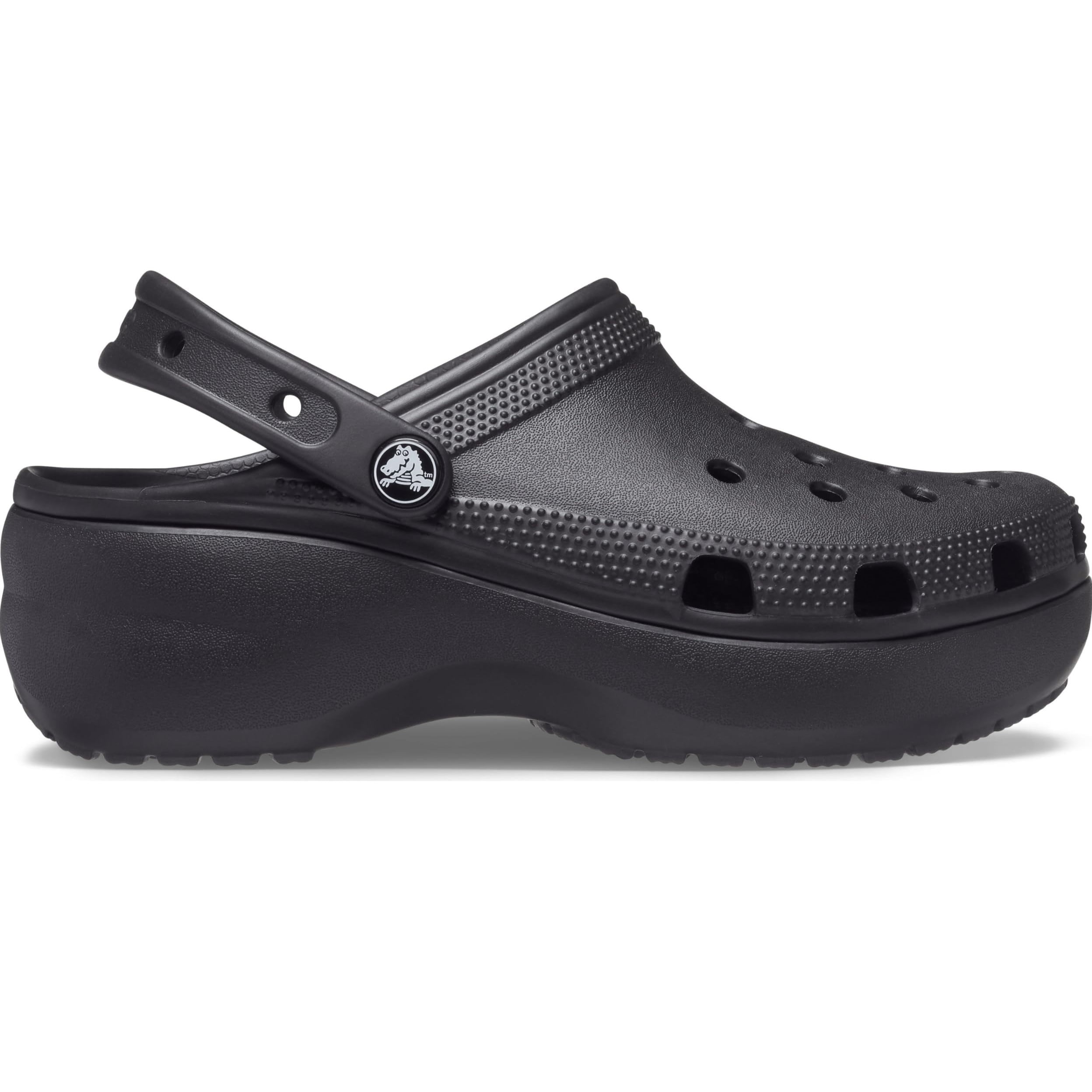 Dép Crocs Women Classic Platform Clog Black
