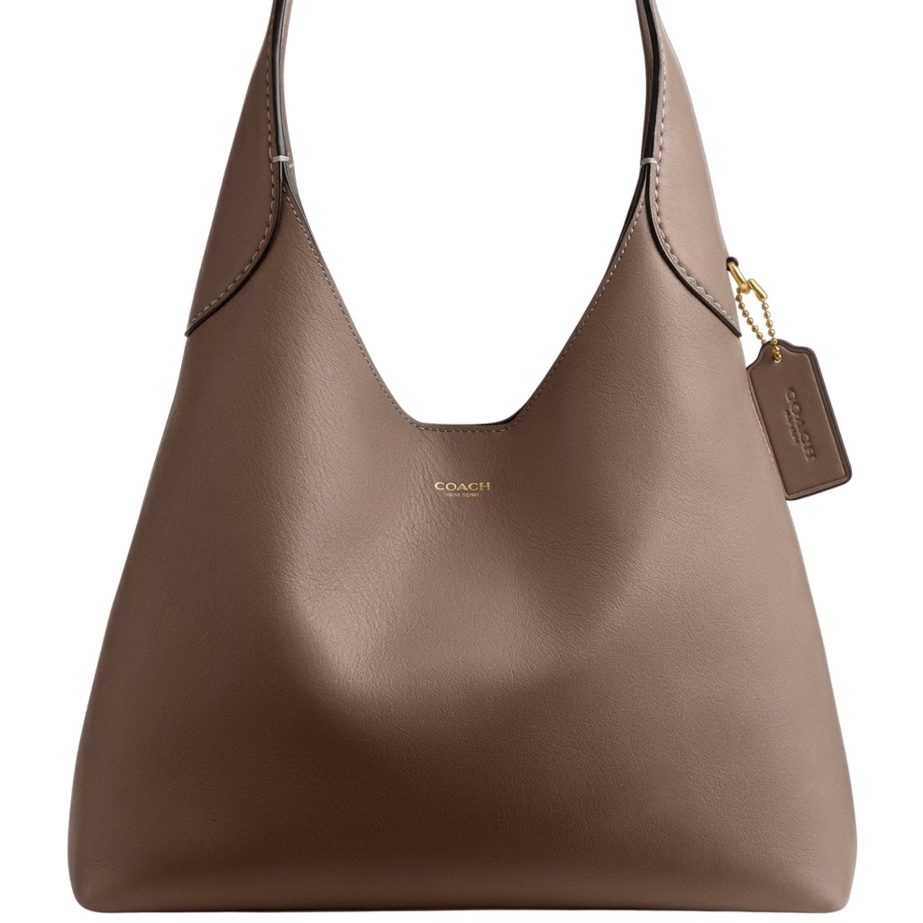 Túi xách nữ Coach Brooklyn Shoulder Bag 28 Dark Stone CU068