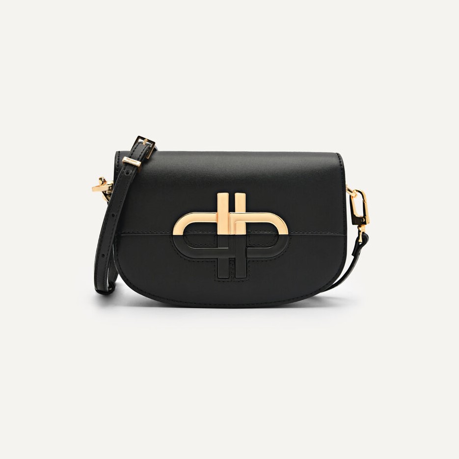 PEDRO Icon Leather Shoulder Bag - Black