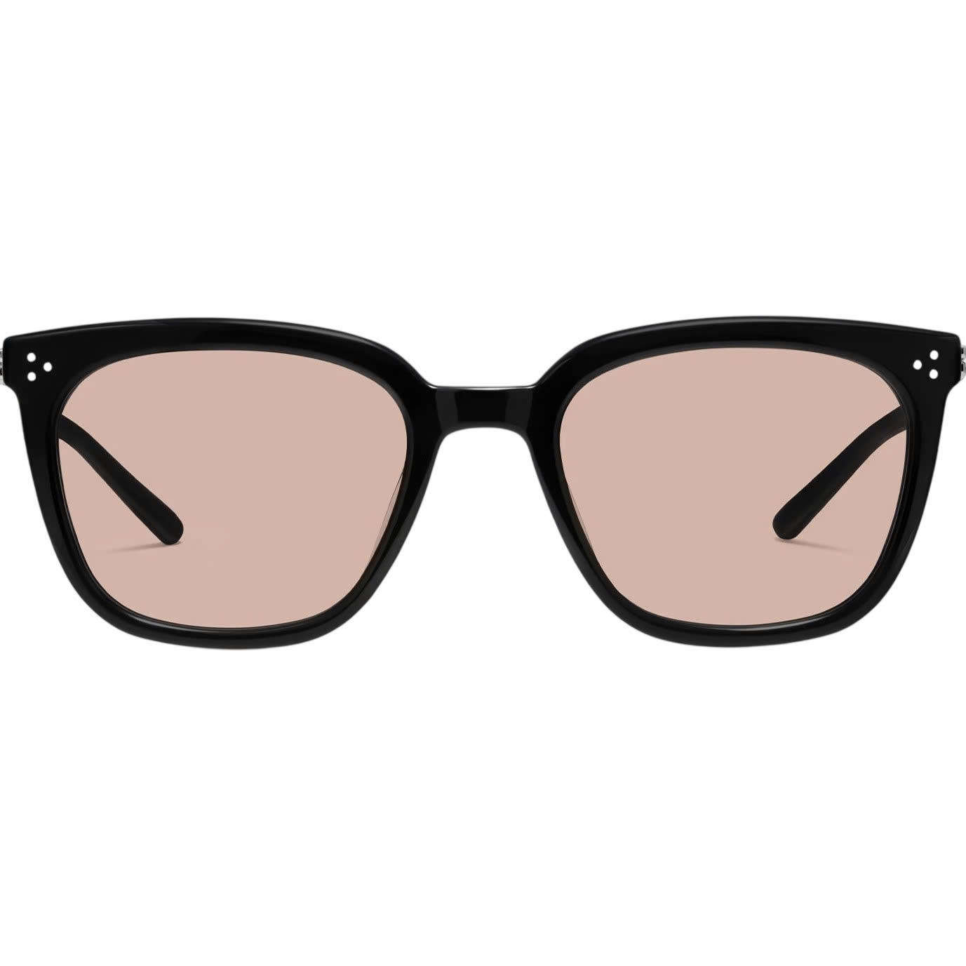 Kính mát Gentle Monster Bloomo 01(OR) Classic Square Brown Lenses Sunglasses in Black Acetate Frame