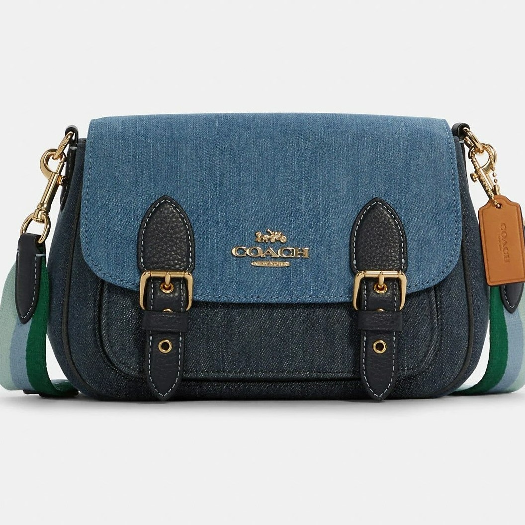 Túi xách nữ Coach Denim Multi Lucy Crossbody Bag C8583