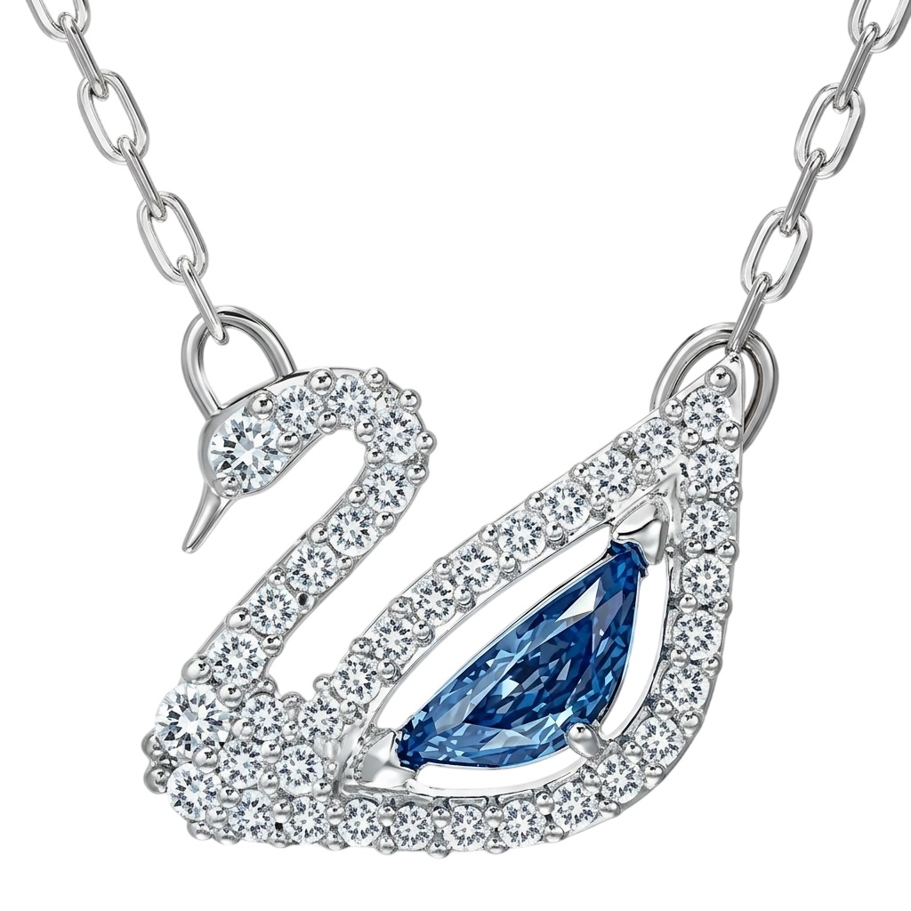 Dây chuyền nữ Swarovski Dazzling Swan Blue Necklace By Swarovski Bracelet 5563464