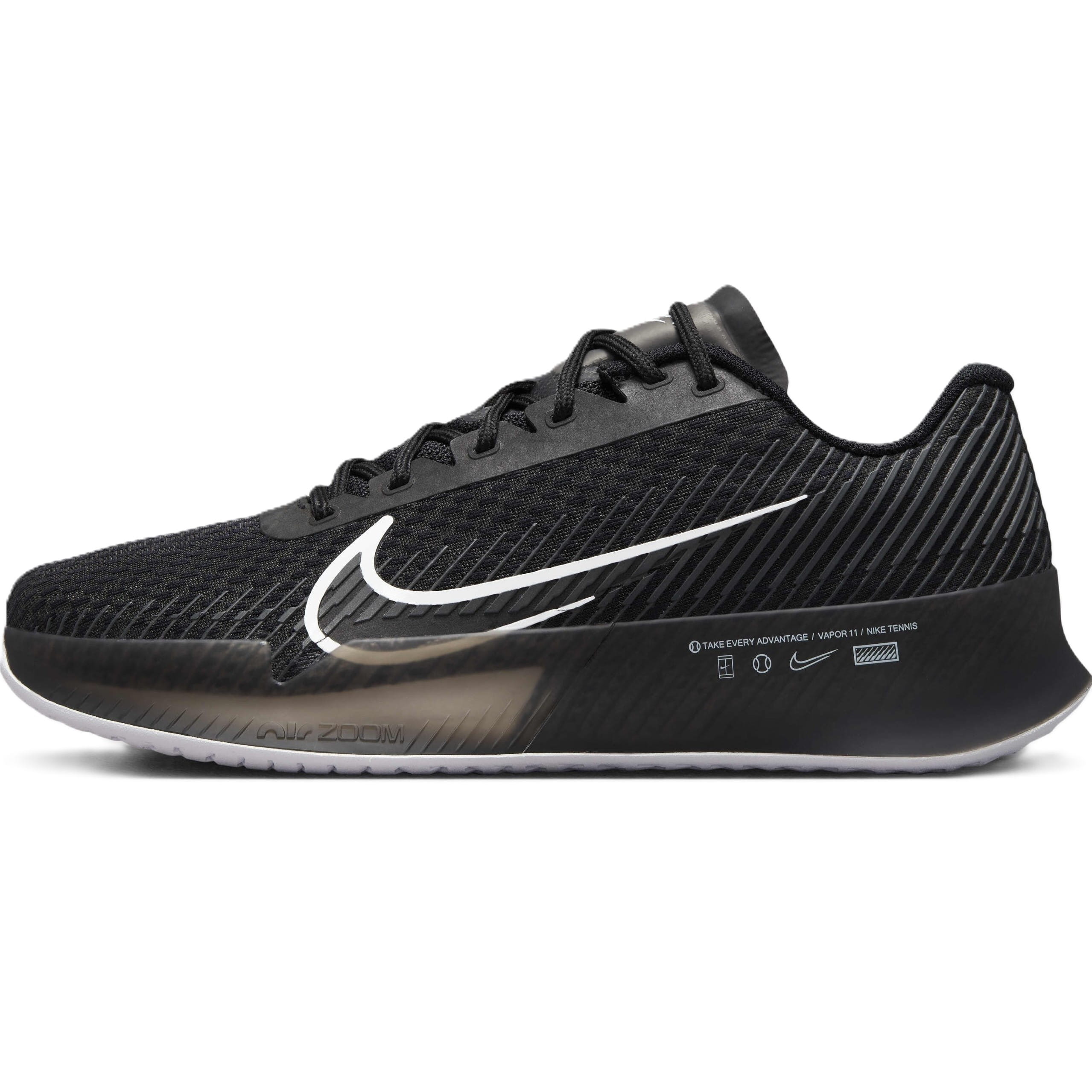 Giày Pickleball Nike Court Air Zoom Vapor 11 Hard Court Tennis Shoes Black DR6966-002