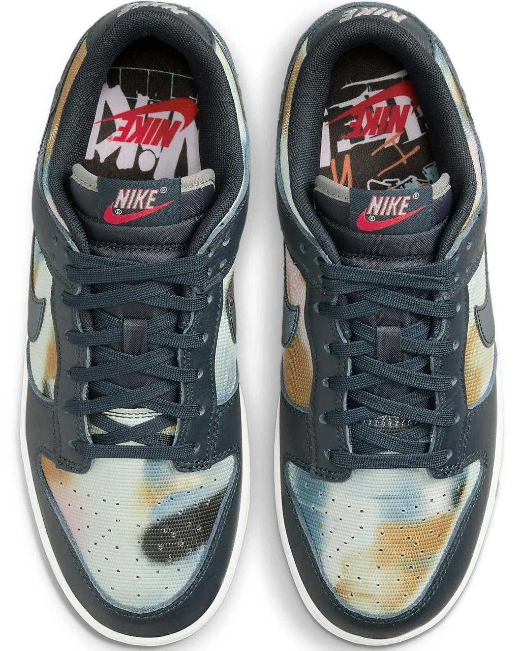 Giày Nike Dunk Low Graffiti Surfaces in an Alternate Navy Colorway DM0108-400 2