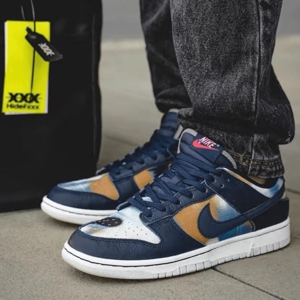 Giày Nike Dunk Low Graffiti Surfaces in an Alternate Navy Colorway DM0108-400 11