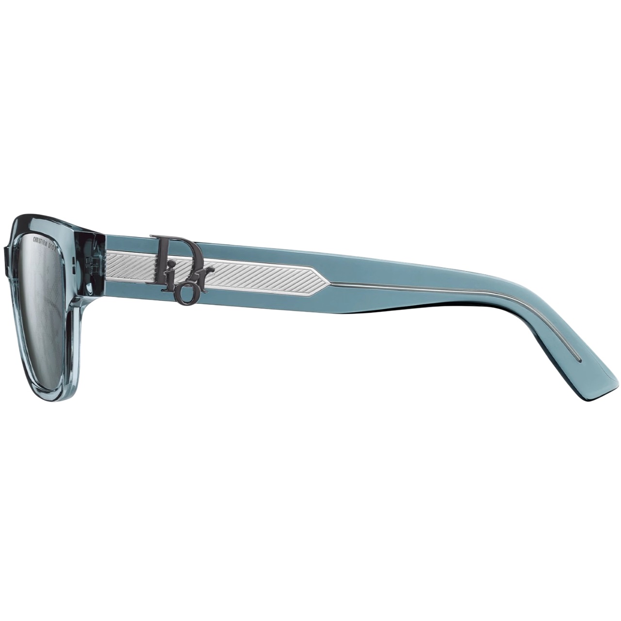 Mắt kính Dior DiorOblique S1F Transparent Blue Square Sunglasses 1