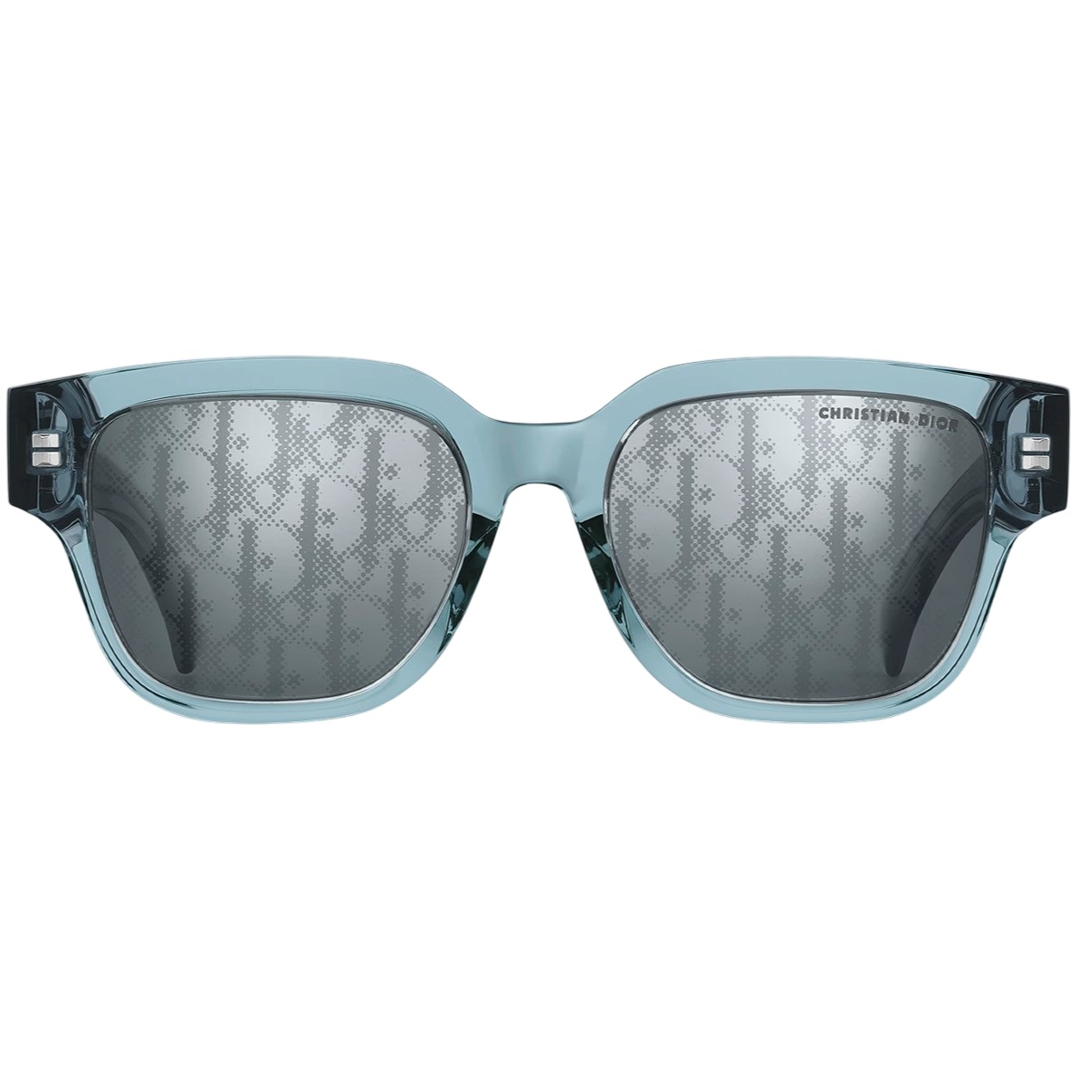 Mắt kính Dior DiorOblique S1F Transparent Blue Square Sunglasses 3