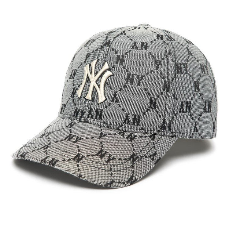 NÓN KẾT MLB MONOGRAM DIAMOND JACQUARD UNSTRUCTURED BALL CAP NEW YORK YANKEES CAP 15