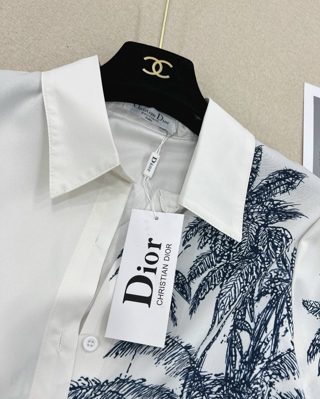 Sơ mi nam cổ bẻ thêu chữ Dior sơ mi Thome viền D18 TH17  Shopee Việt Nam