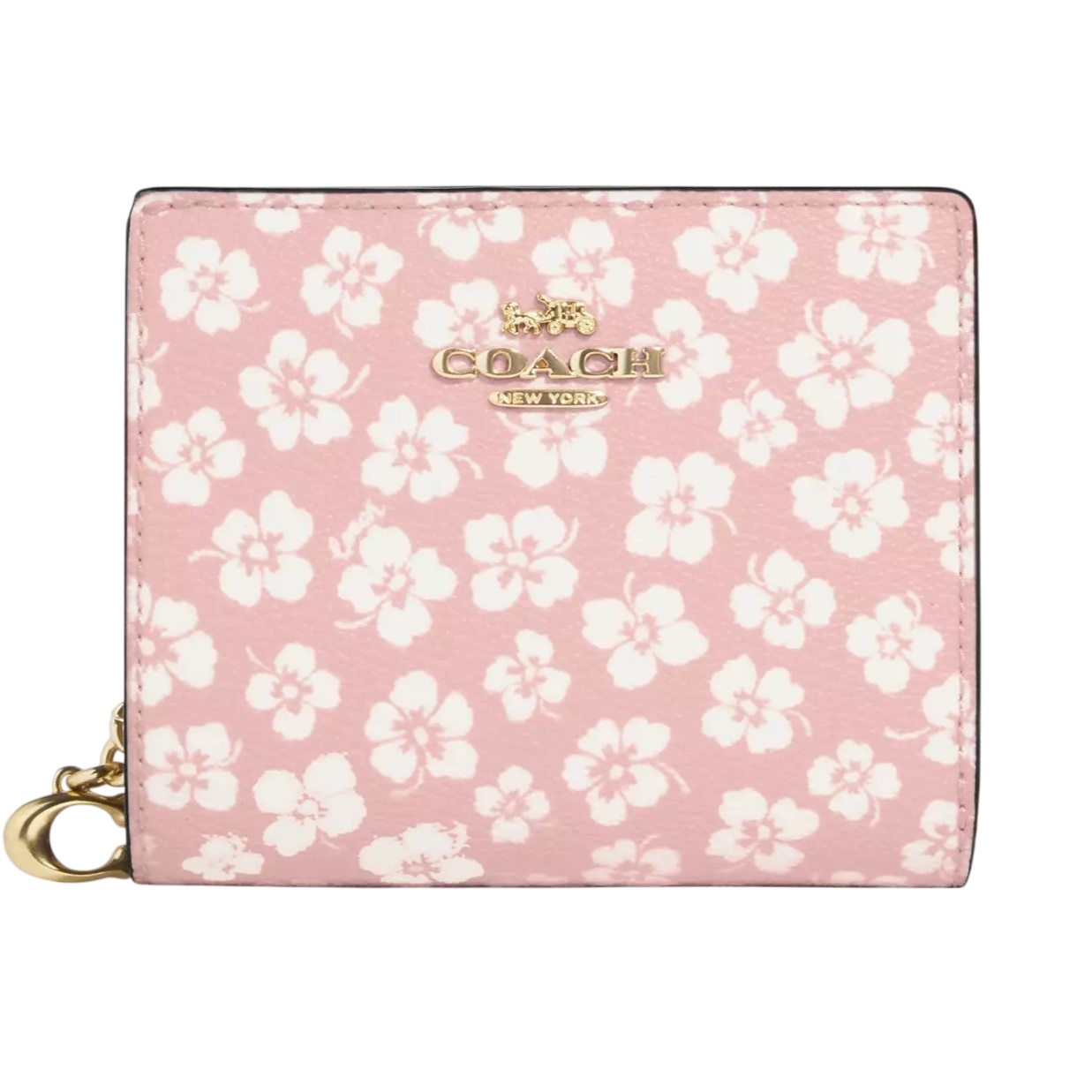 Ví Coach ngắn Snap Wallet With Graphic Ditsy Floral Print CA782 3
