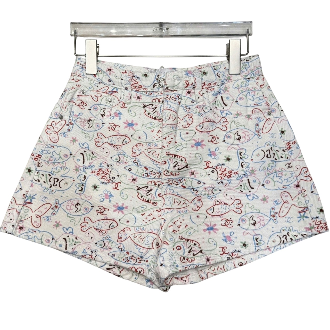 Quần short nữ Chanel họa tiết limited 6