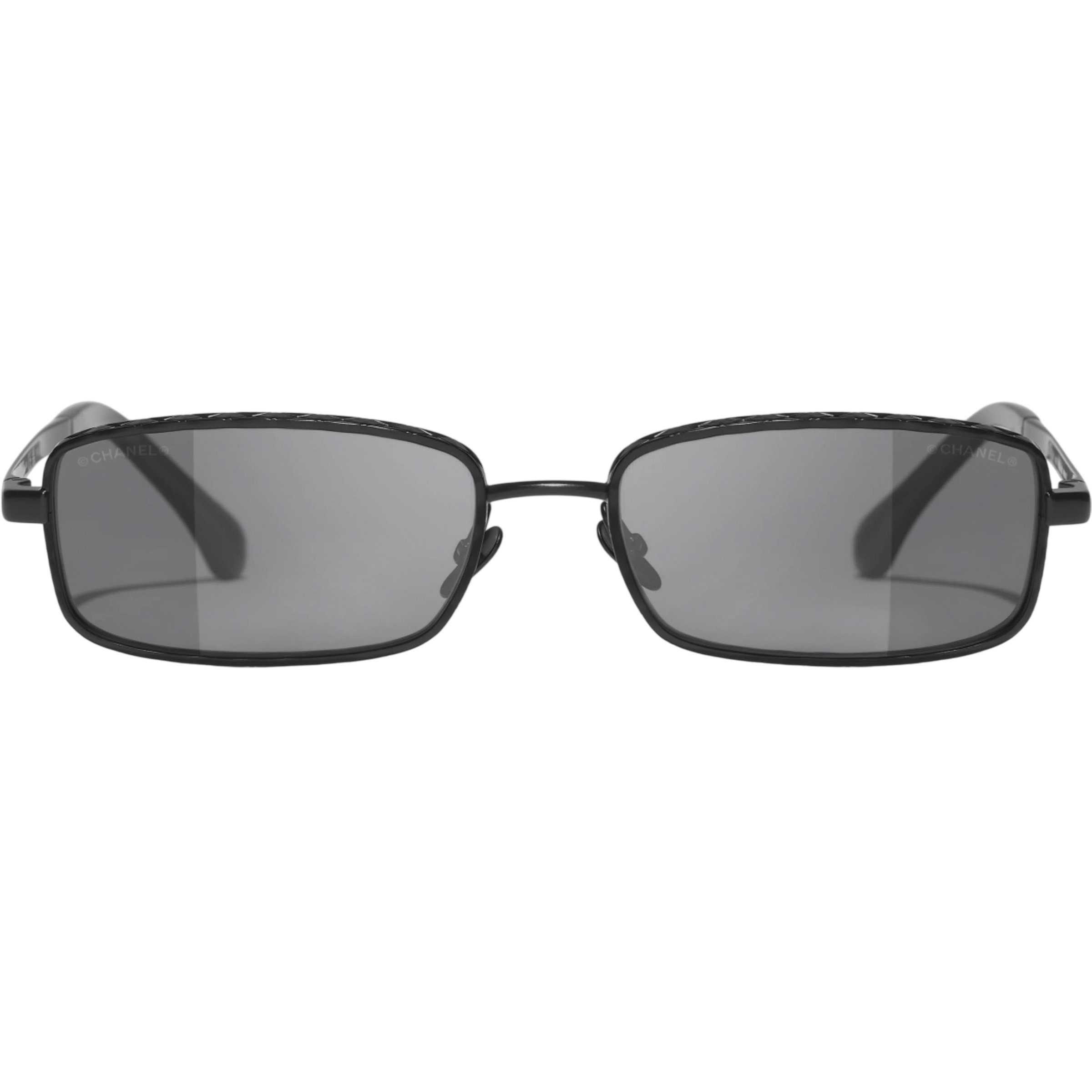 Kính mát Chanel Rectangle Sunglasses Black 4295 4