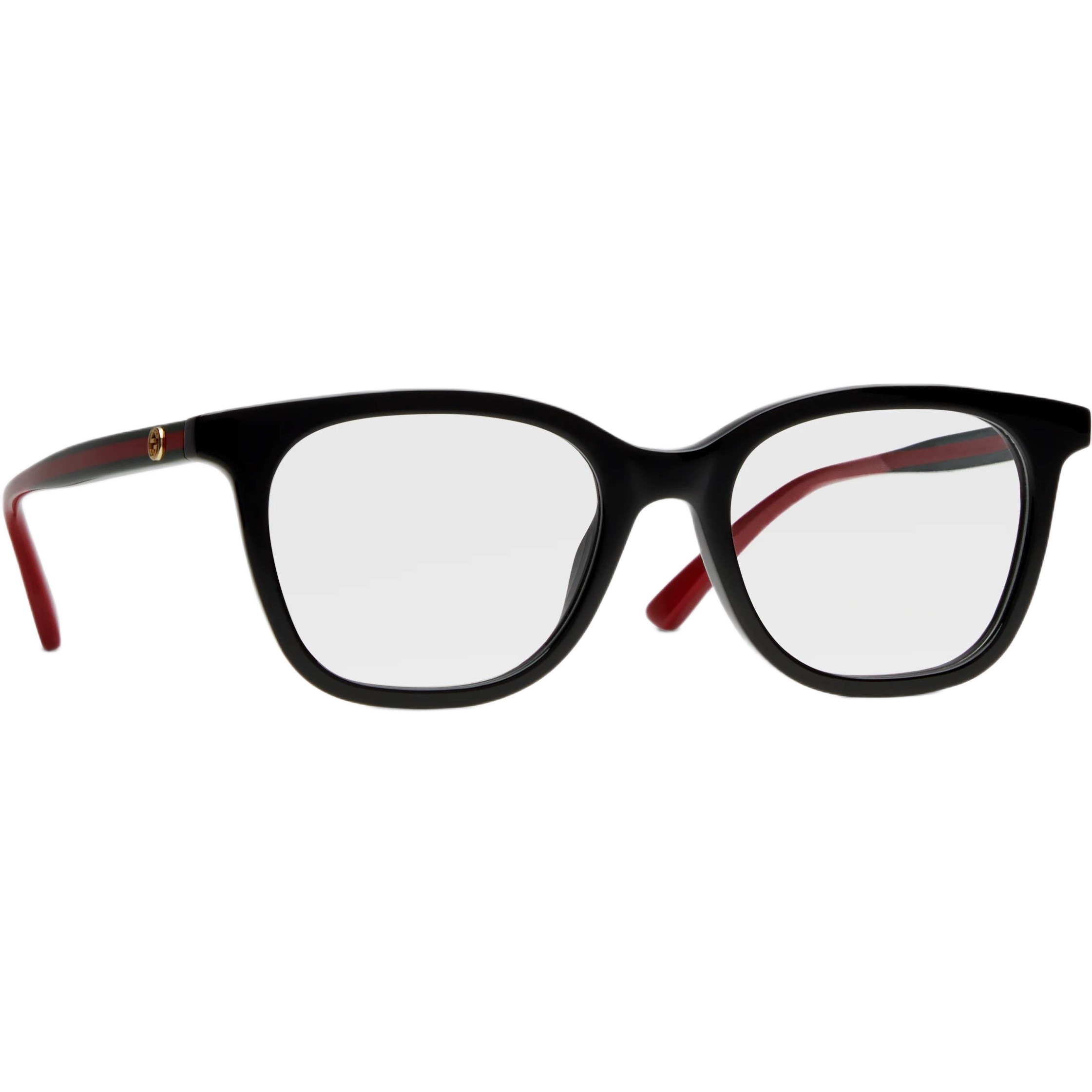 Kính Gucci gọng cận Rectangular Optical Shiny Solid Black Acetate Frame GG1864O 4