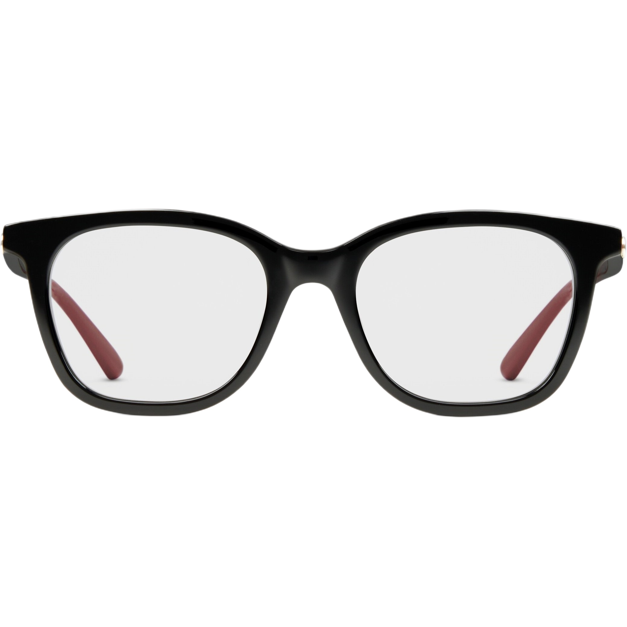 Kính Gucci gọng cận Rectangular Optical Shiny Solid Black Acetate Frame GG1864O 5