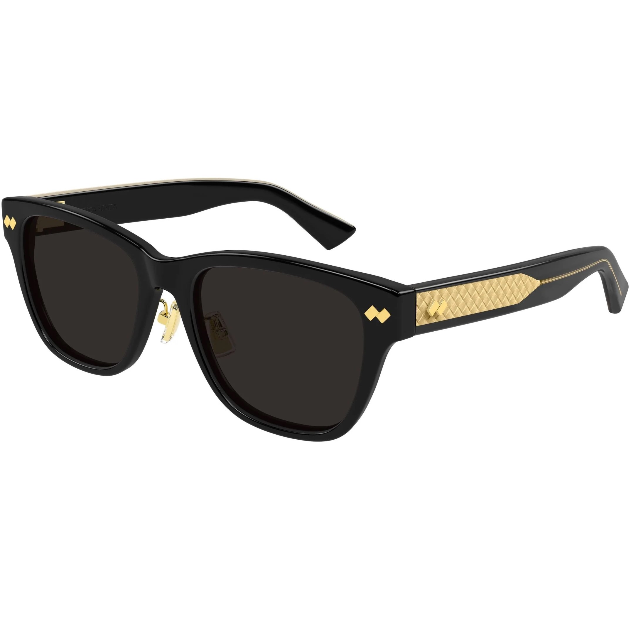 Mắt kính Bottega Veneta Intrecciato Panthos Sunglasses Black BV1441S 8