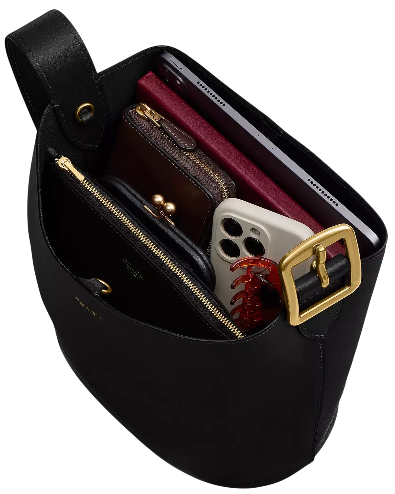 Túi xách Coach Bleecker Bucket Bag Black CCC23 5