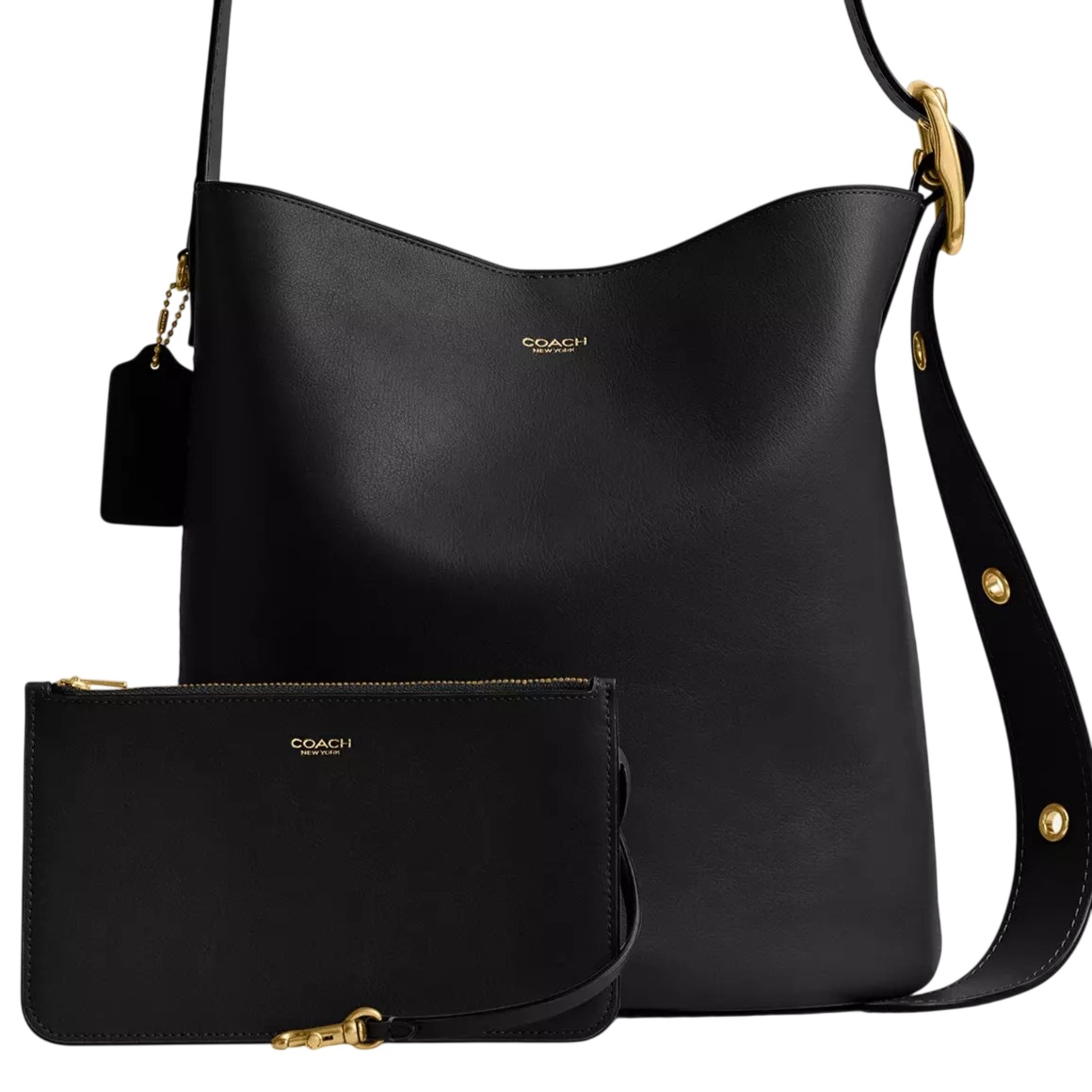 Túi xách Coach Bleecker Bucket Bag Black CCC23 6
