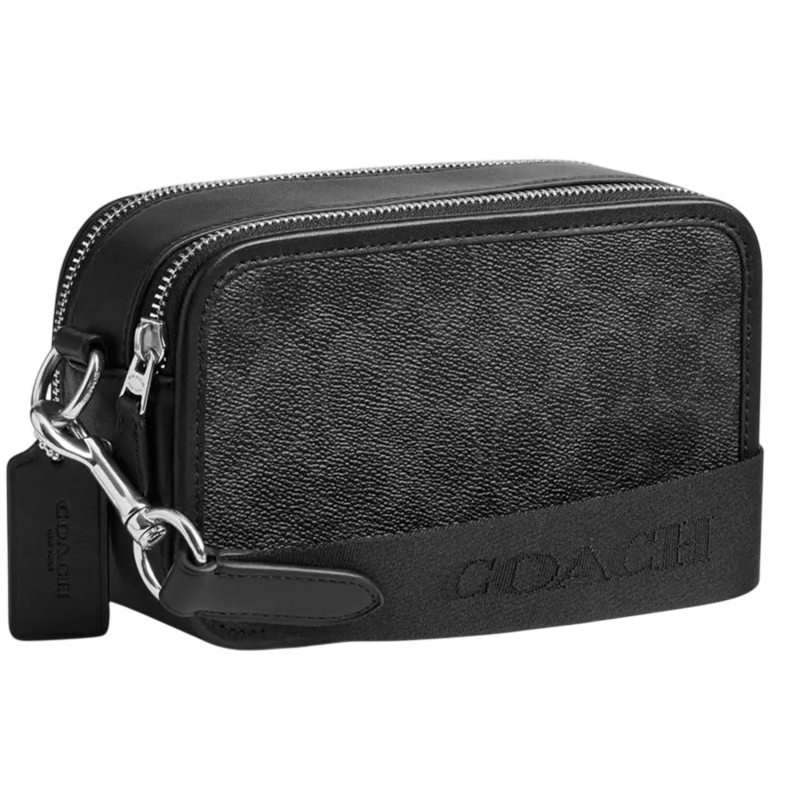 Túi Coach Wyatt Crossbody Bag In Signature Canvas With Varsity Stripe CDP86 4