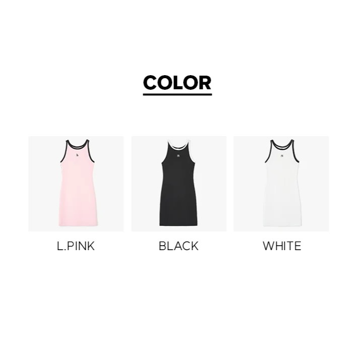 VÁY ĐẦM MLB LA DRESS LONG TOP LOS ANGELES DODGERS PINK 3FOPB0643-07PKL 11