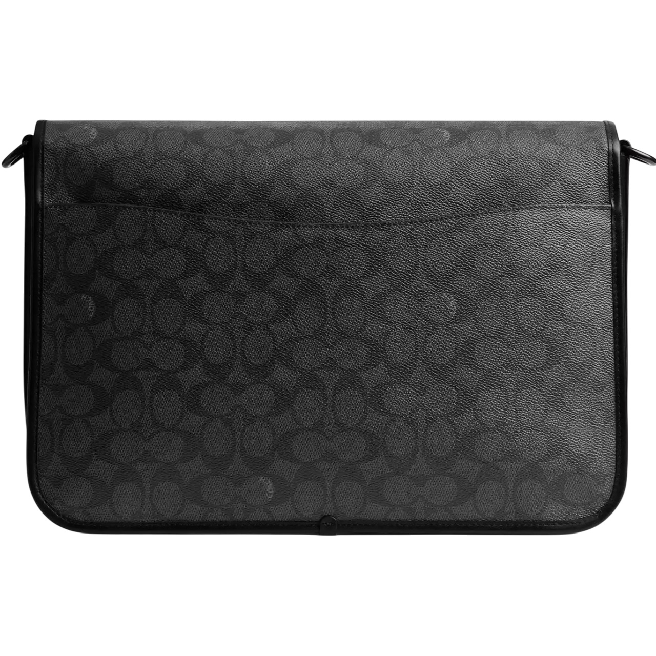 Túi Coach Nam Hitch Messenger Bag In Signature Canvas Charcoal CAH92 6
