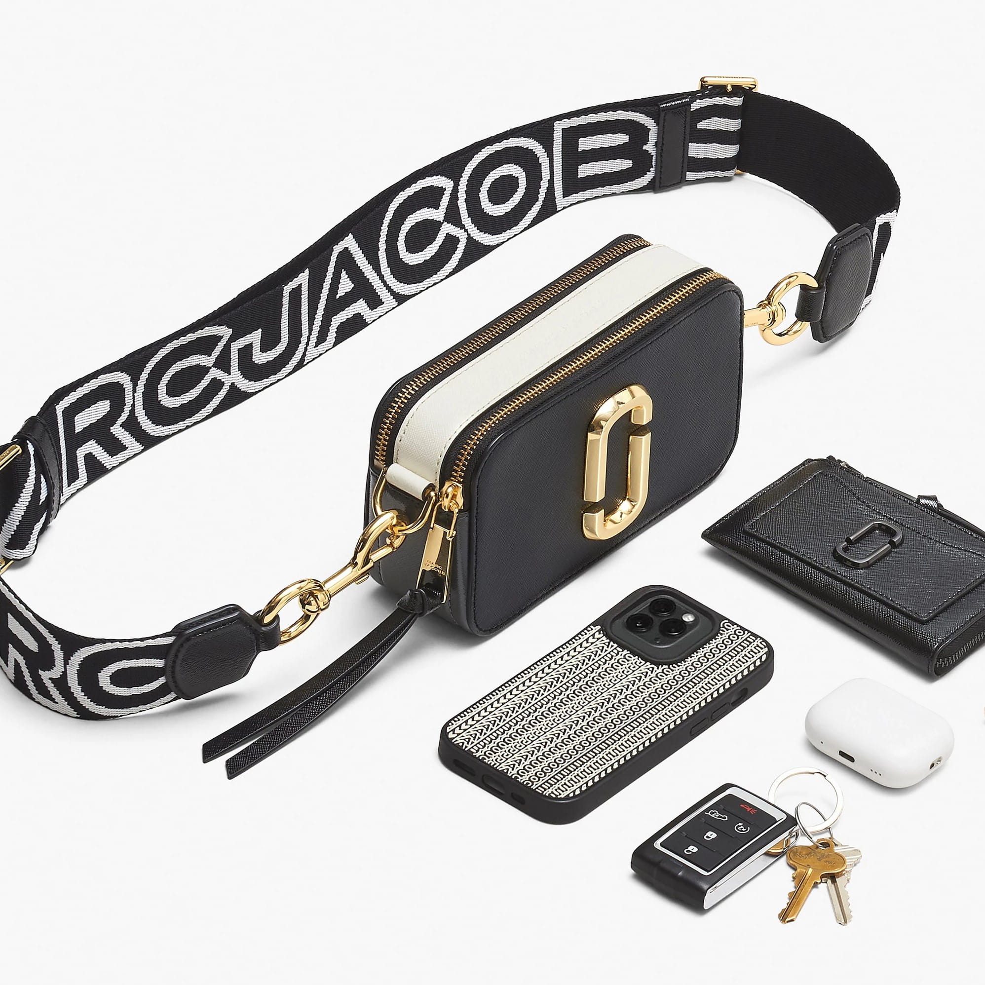 Túi Marc Jacobs màu xanh rêu The Colorblock Snapshot Crossbody Bag Reed Multi 8