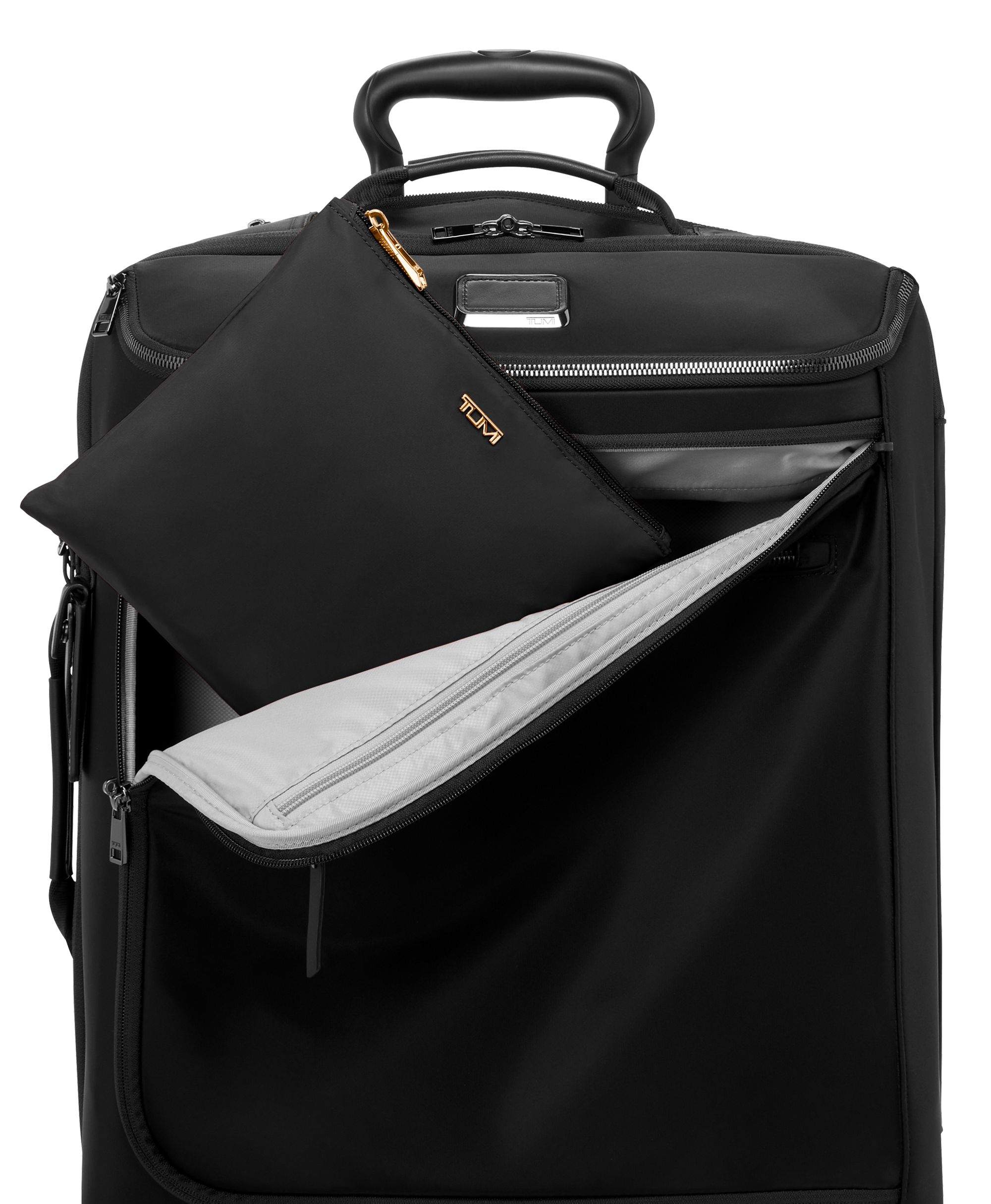 Balo Tumi Voyageur Just In Case Backpack Black Gold 4