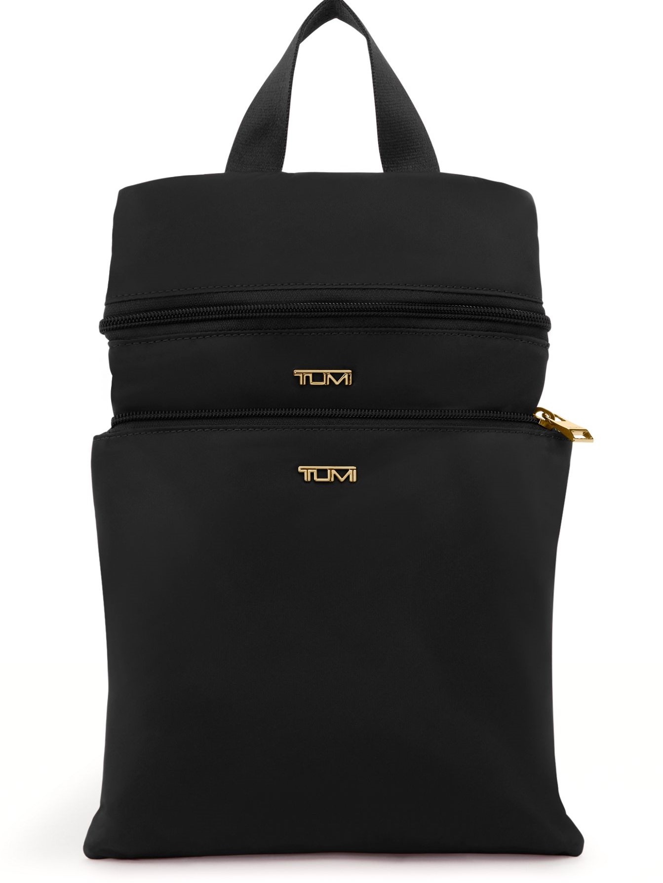 Balo Tumi Voyageur Just In Case Backpack Black Gold 8