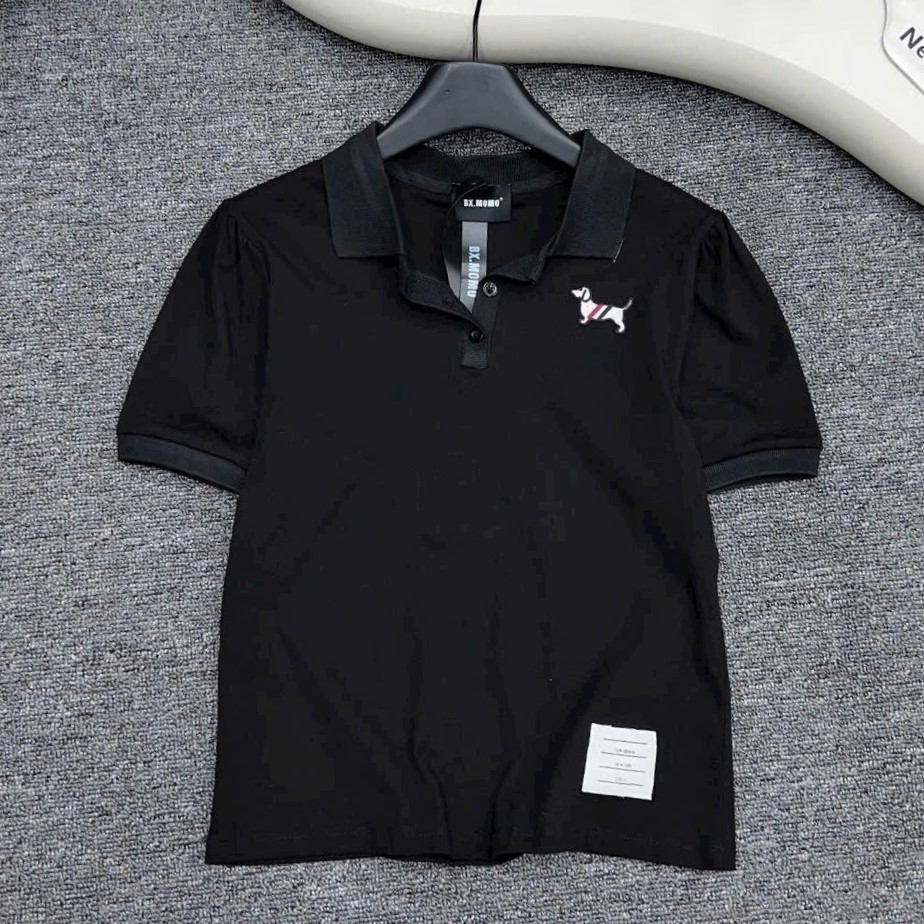 Áo thun cổ bẻ Thom Browne 2