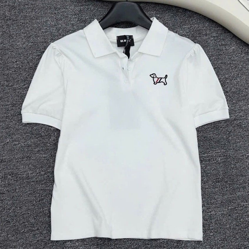 Áo thun cổ bẻ Thom Browne 4