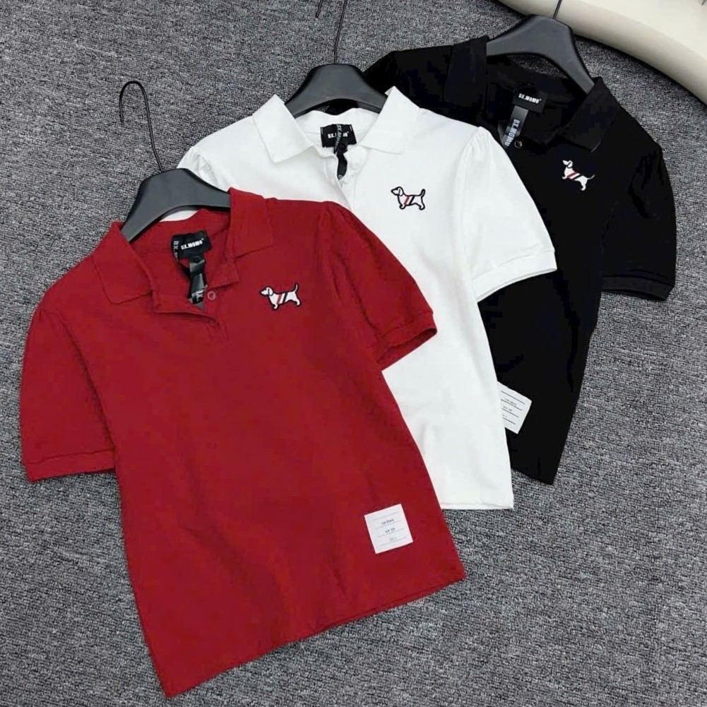 Áo thun cổ bẻ Thom Browne 11