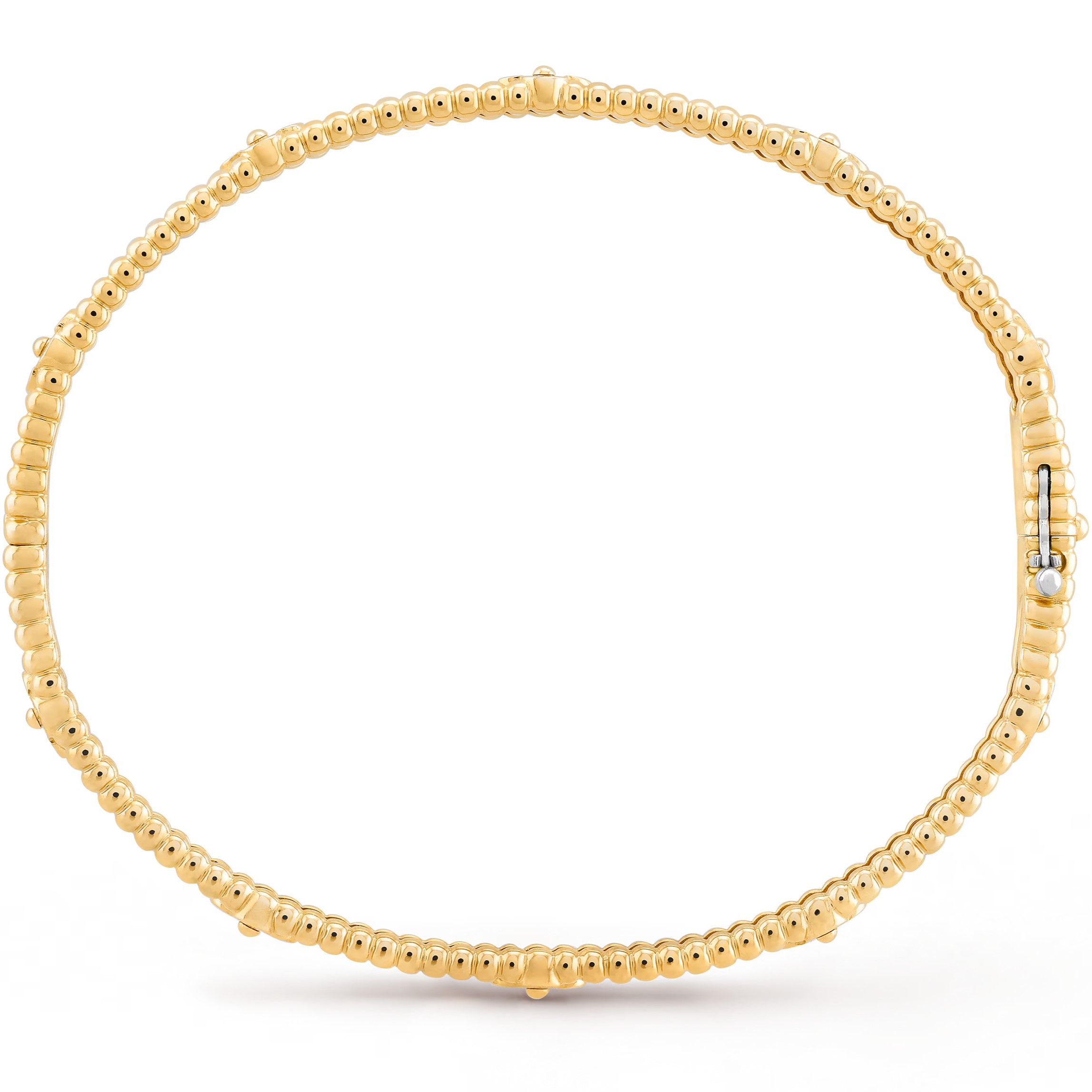 Lắc tay Van Cleef & Arpels Perlée Sweet Clovers Bracelet Yellow Gold Diamond VCARPJN000 1
