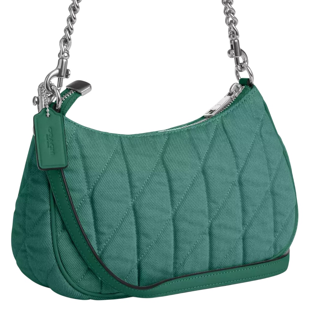 Túi đeo vai Coach Teri Shoulder Bag Ivy Green CBG86 1