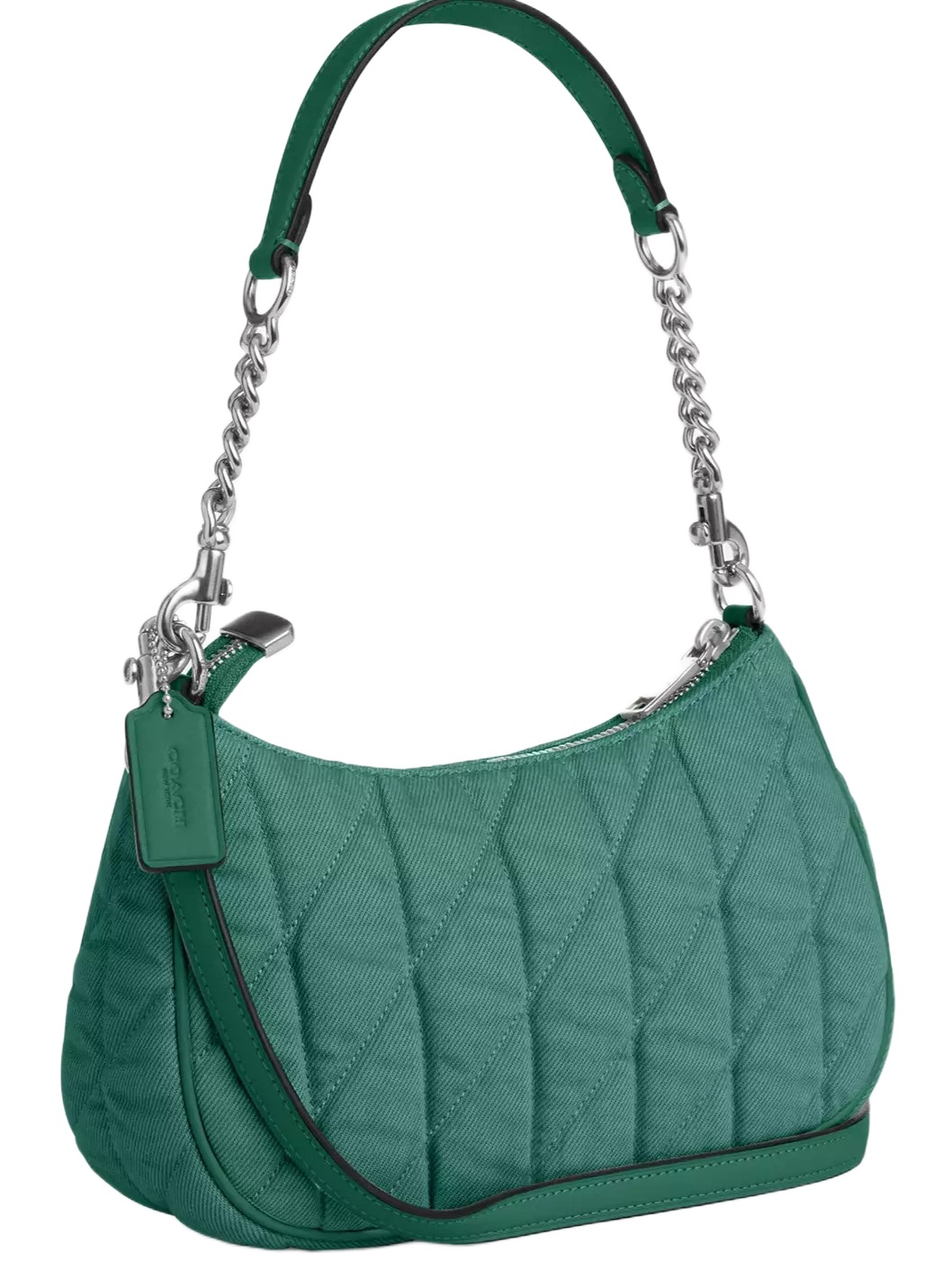 Túi đeo vai Coach Teri Shoulder Bag Ivy Green CBG86 3