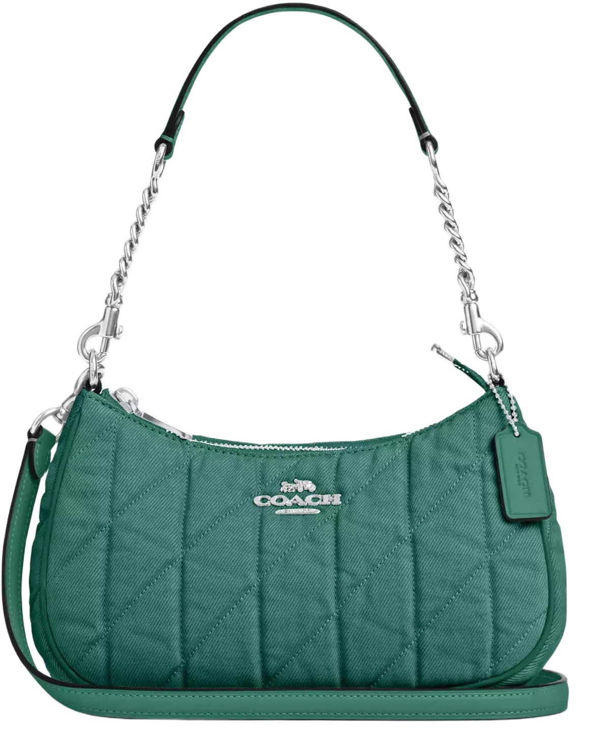 Túi đeo vai Coach Teri Shoulder Bag Ivy Green CBG86 9
