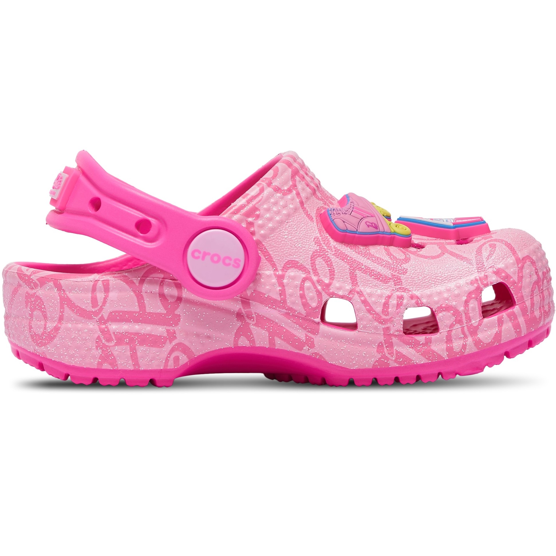 Giày Crocs trẻ em Clog Toddler Classic Mattel Pink Barbie 6
