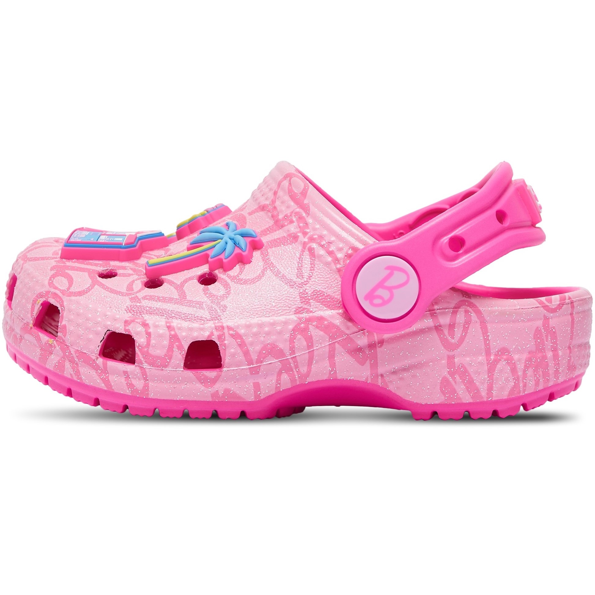 Giày Crocs trẻ em Clog Toddler Classic Mattel Pink Barbie 7