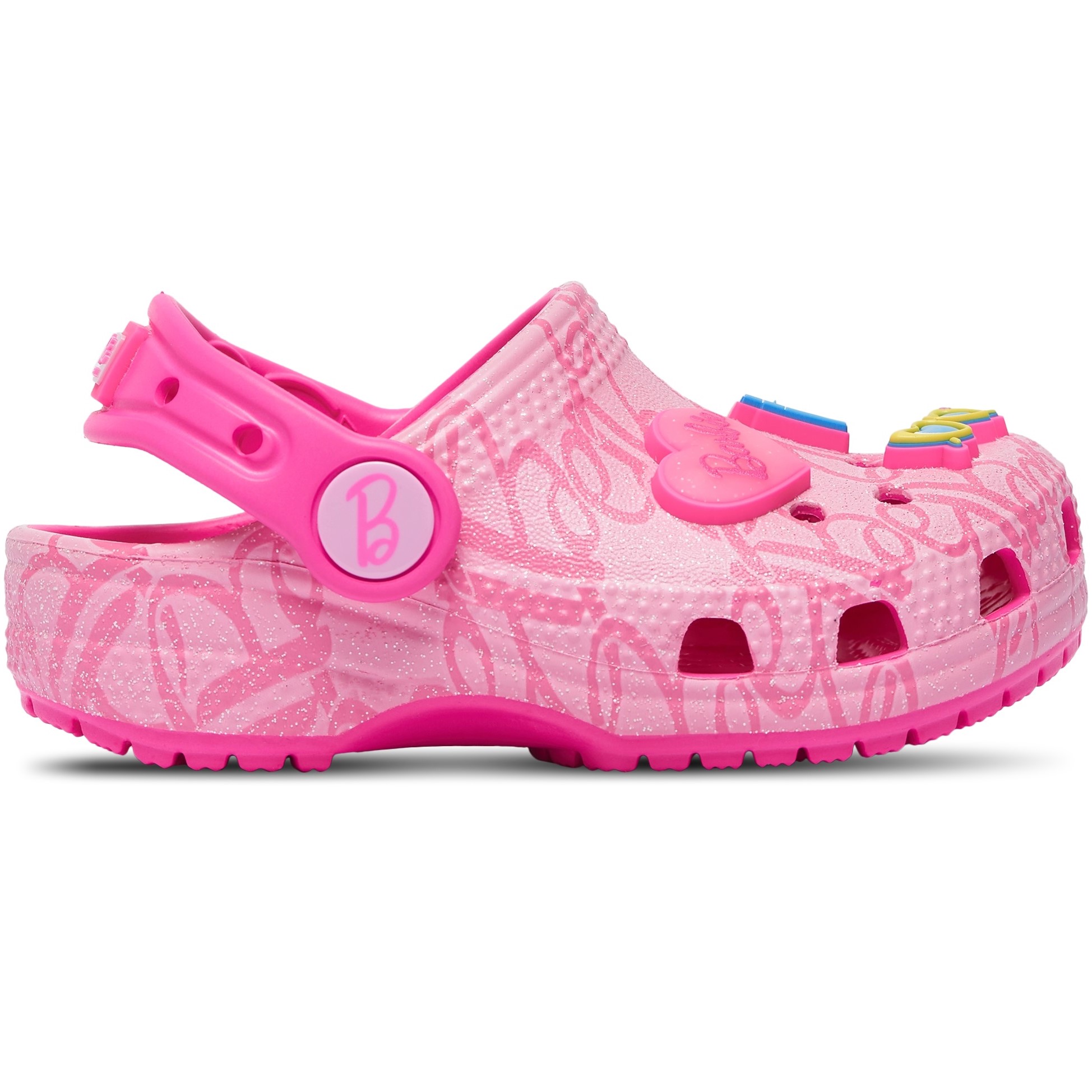 Giày Crocs trẻ em Clog Toddler Classic Mattel Pink Barbie 9