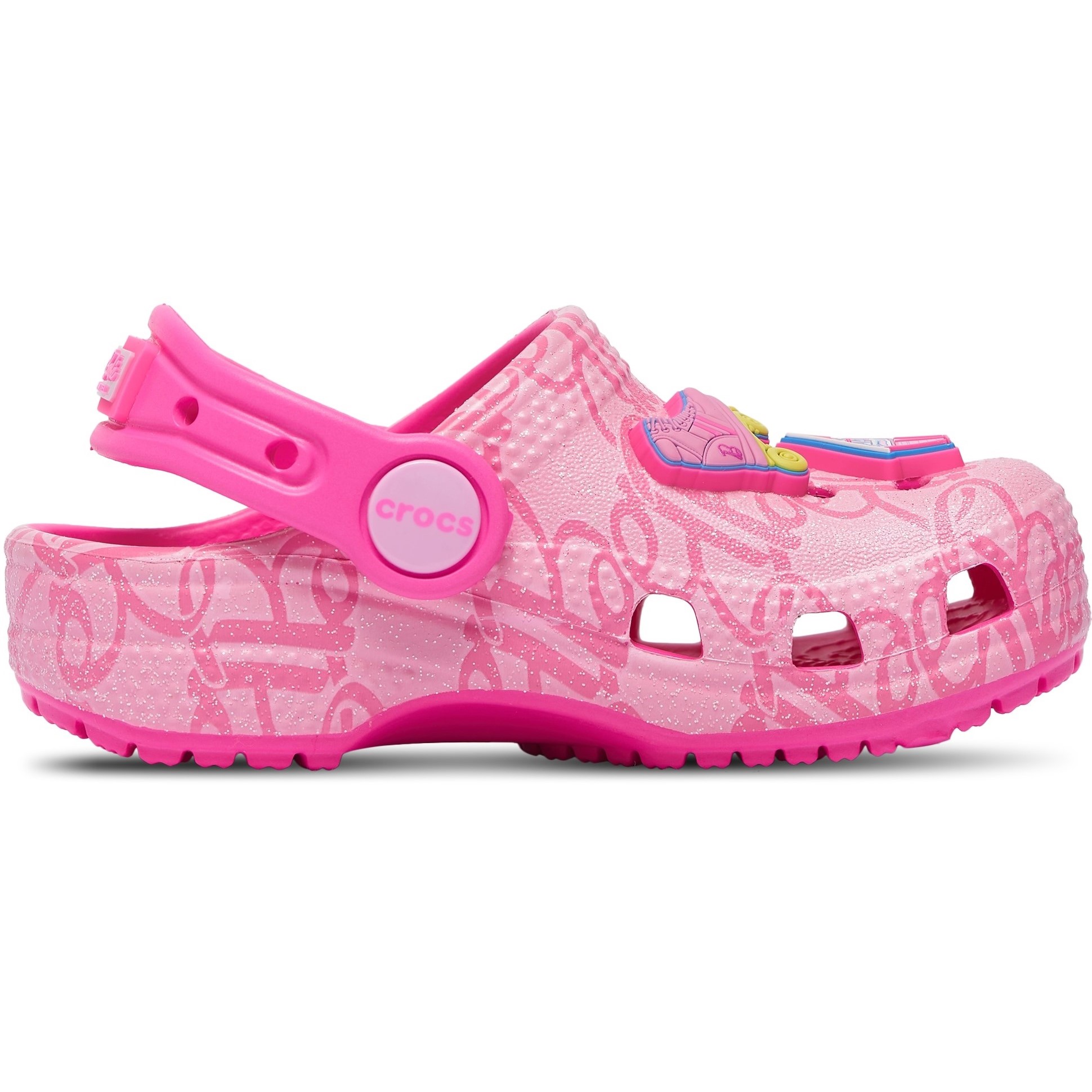 Giày Crocs trẻ em Clog Toddler Classic Mattel Pink Barbie 10