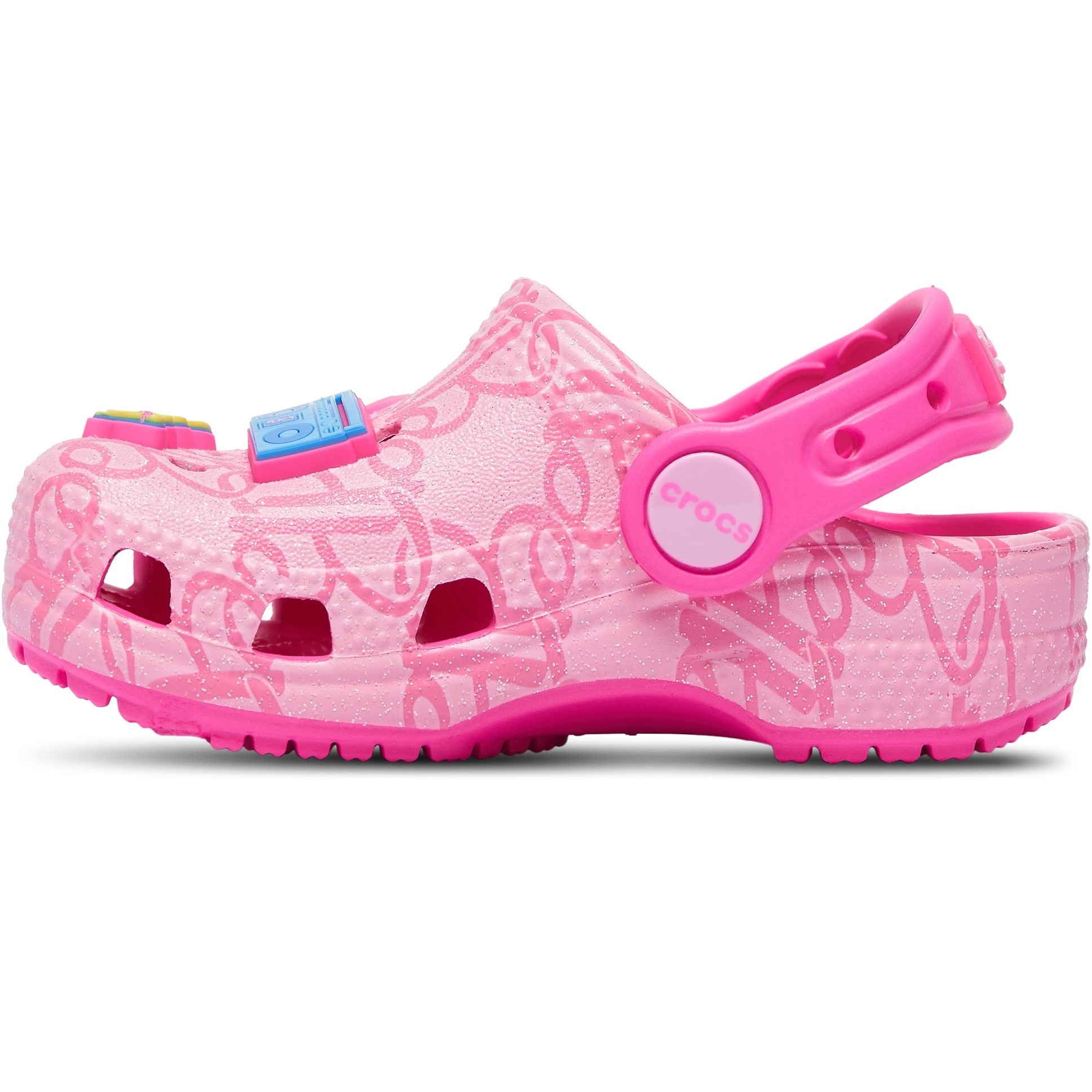 Giày Crocs trẻ em Clog Toddler Classic Mattel Pink Barbie 11