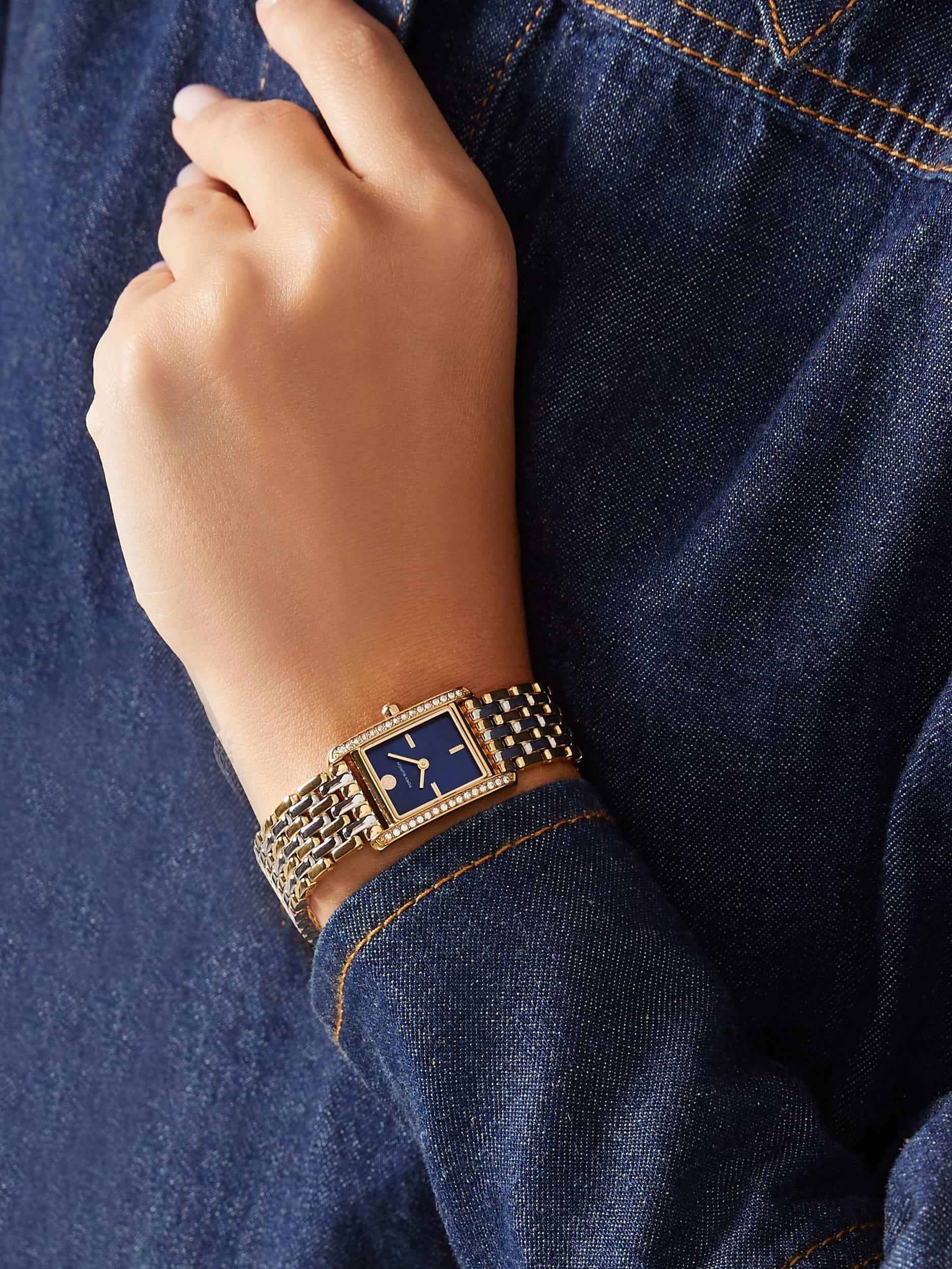 Đồng hồ nữ Tory Burch Mini Eleanor Quartz Two-tone Stainless Steel Watch 3