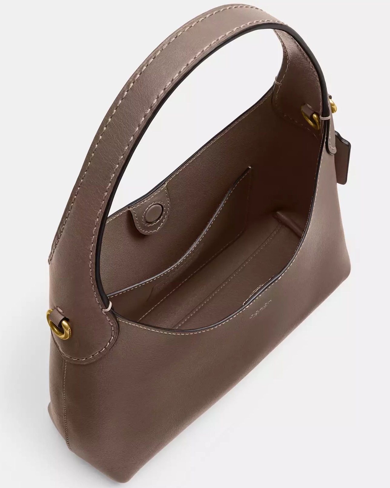 Túi xách nữ Coach Brooklyn Shoulder Bag 23 Brass Dark Stone CW614 2