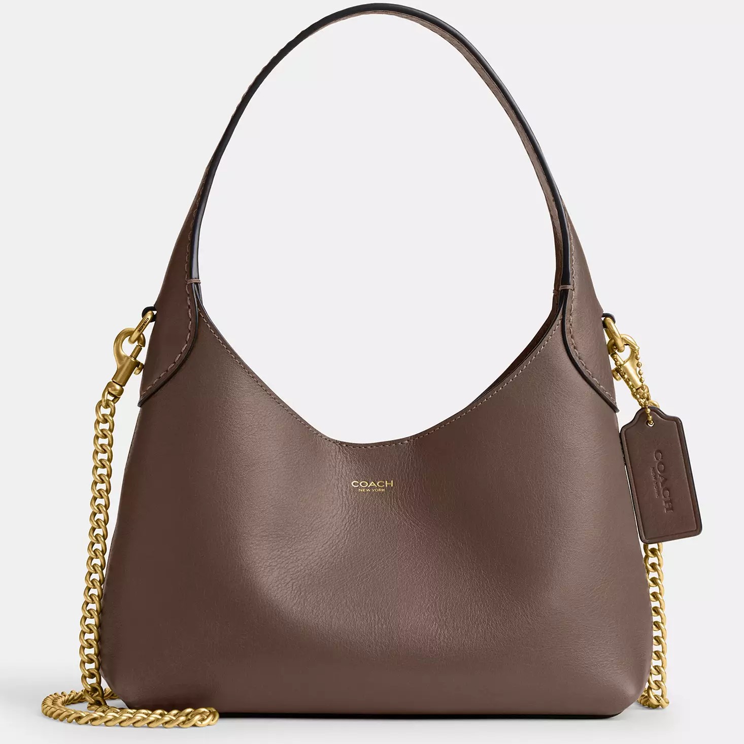 Túi xách nữ Coach Brooklyn Shoulder Bag 23 Brass Dark Stone CW614 1