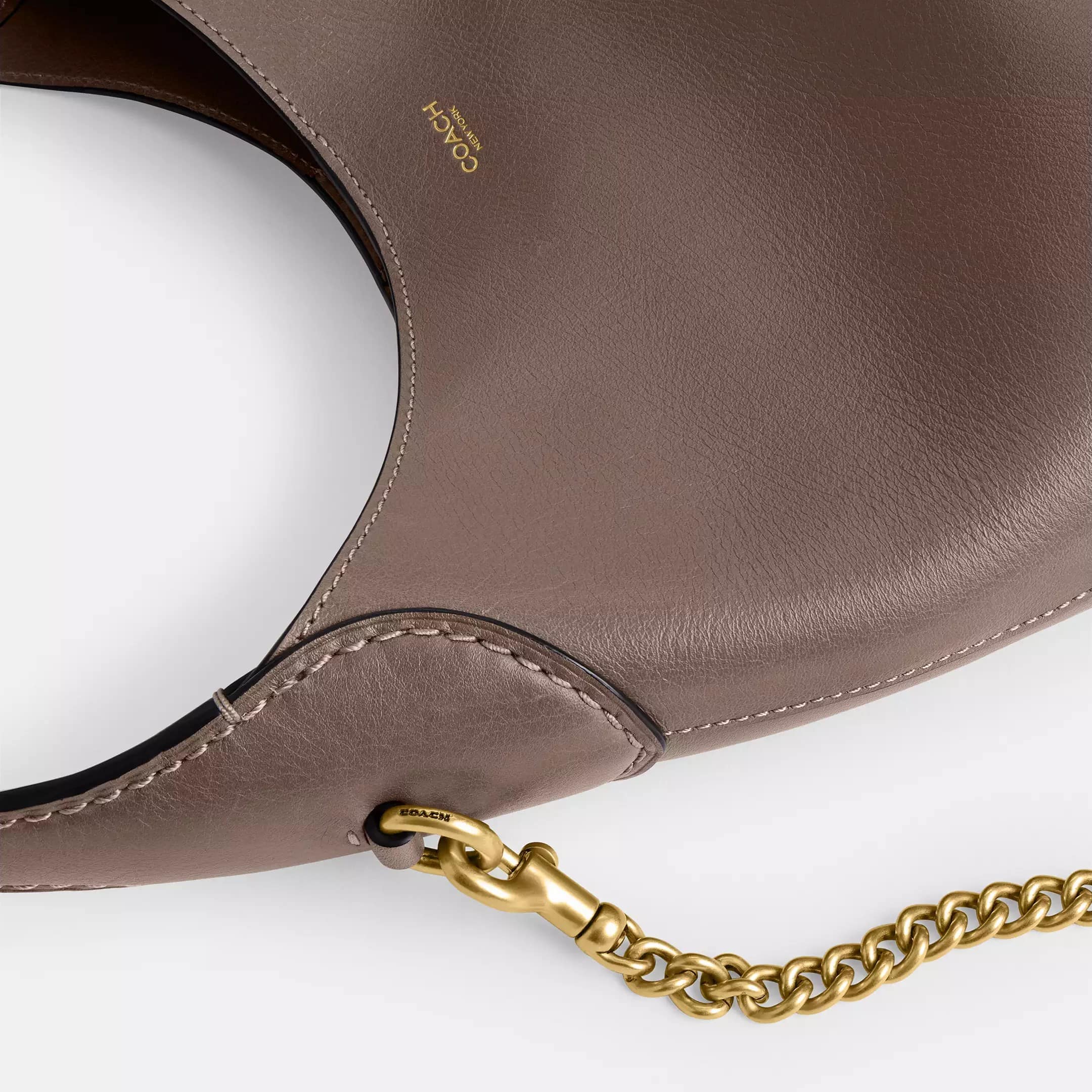 Túi xách nữ Coach Brooklyn Shoulder Bag 23 Brass Dark Stone CW614 4