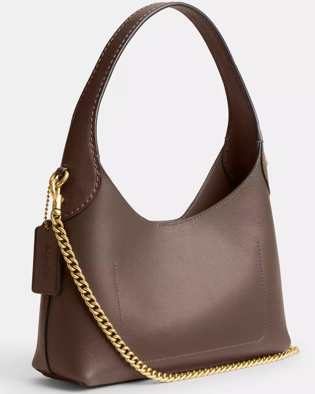 Túi xách nữ Coach Brooklyn Shoulder Bag 23 Brass Dark Stone CW614 9