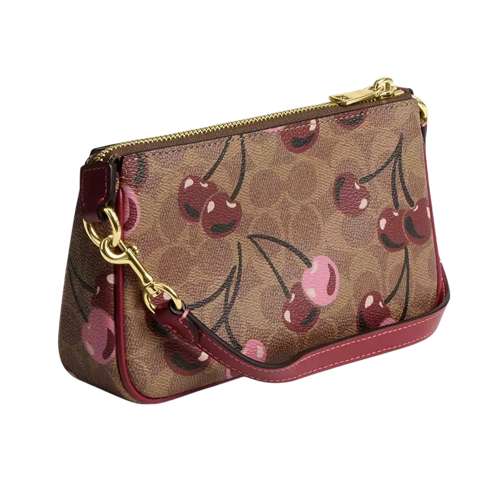 Túi Coach Nolita 19 In Signature Canvas With Cherry Print Tan Multi CZ011 1