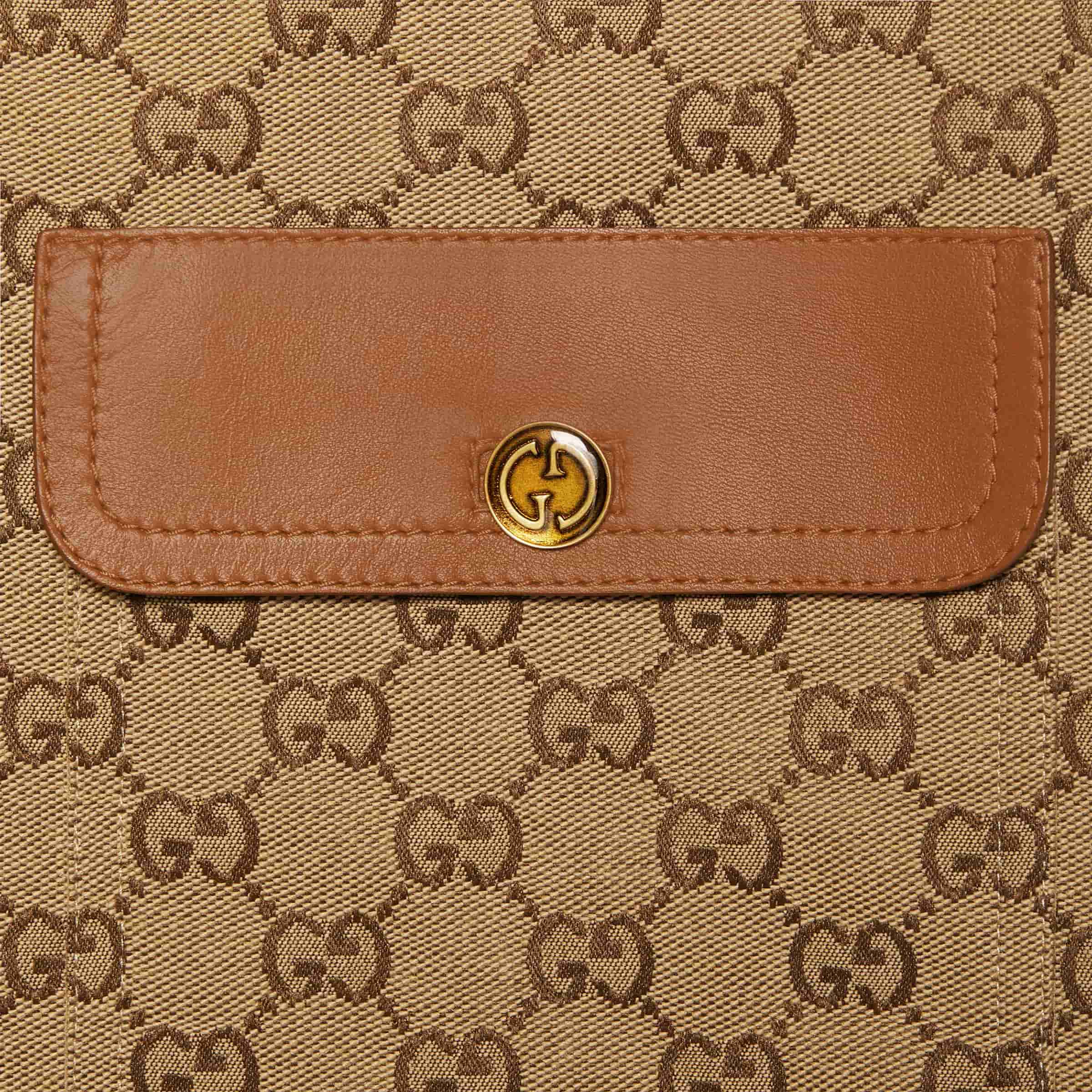 Váy đầm Gucci GG Canvas Dress Brown and Beige 8