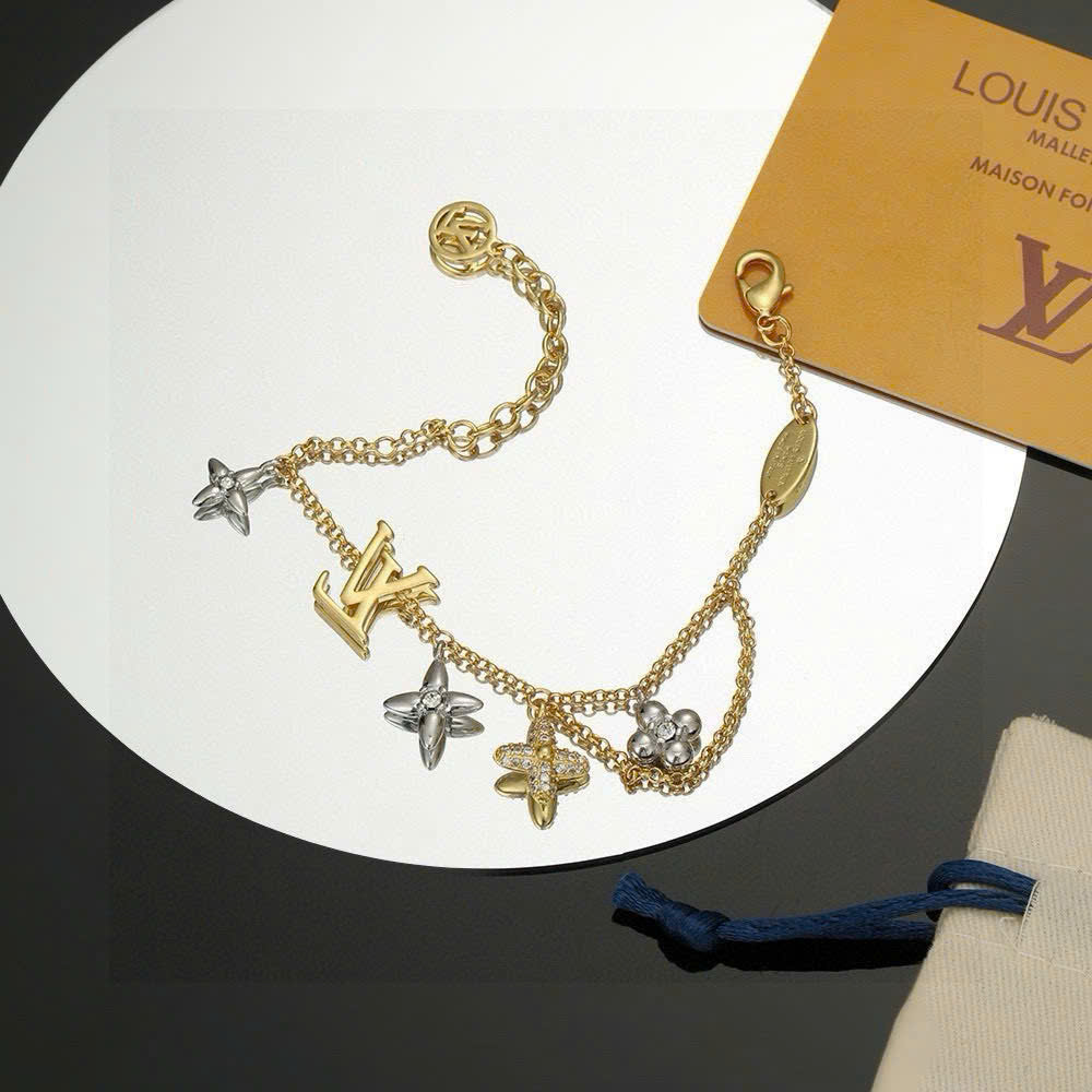 Vòng tay Louis Vuitton Womens LV Gram Bracelet M1044A 11