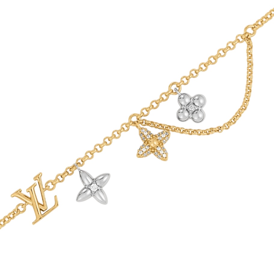 Vòng tay Louis Vuitton Womens LV Gram Bracelet M1044A 14